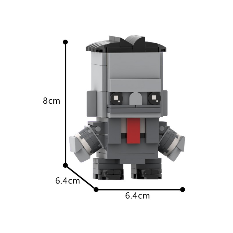 GOBRICKS MOC 198396 Frankenstein (Hotel Transylvania) Brickheadz - YWOBB
