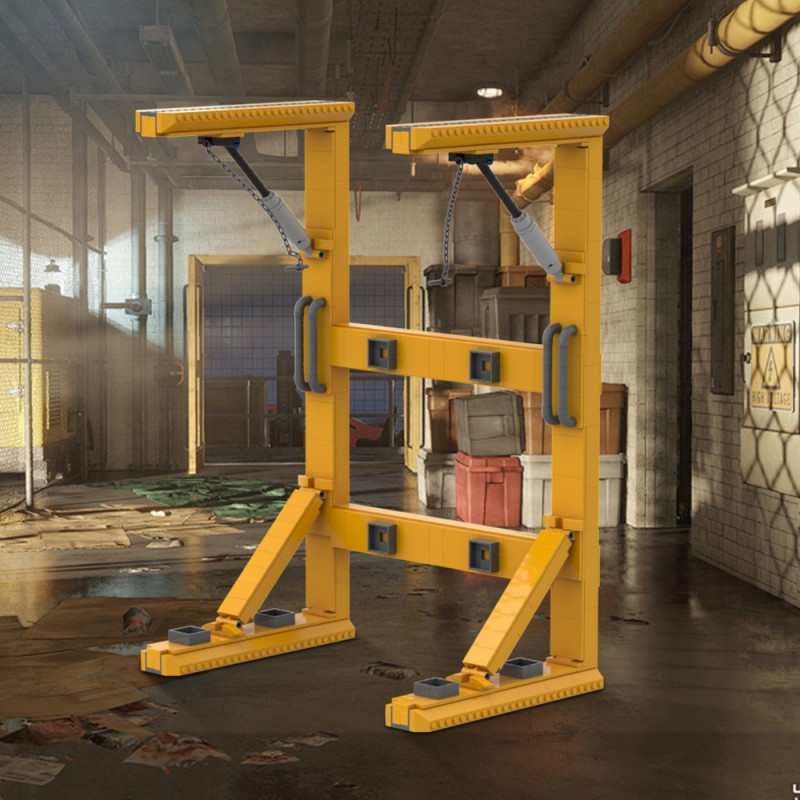 GOBRICKS MOC A1699 T-60 powered combat infantry armor - YWOBB