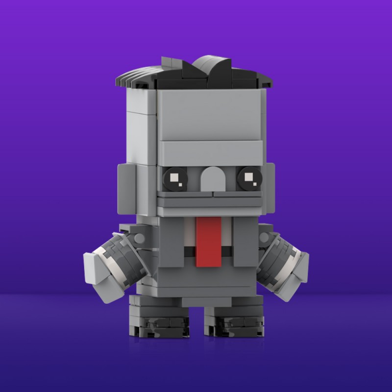 GOBRICKS MOC 198396 Frankenstein (Hotel Transylvania) Brickheadz - YWOBB