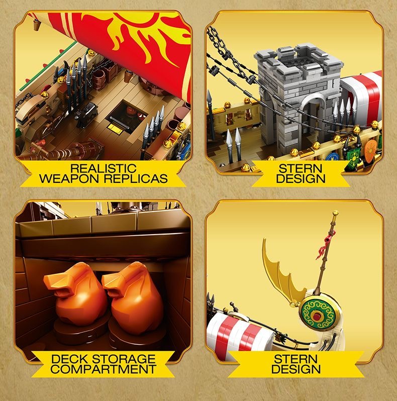 Reobrix 66102 Greek Warship - YWOBB