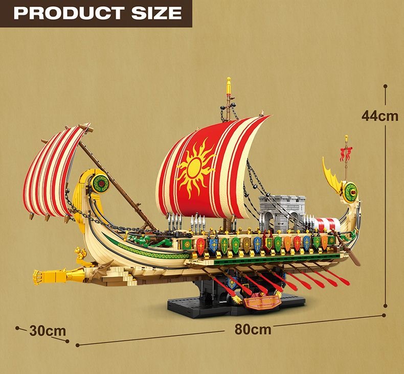 Reobrix 66102 Greek Warship - YWOBB