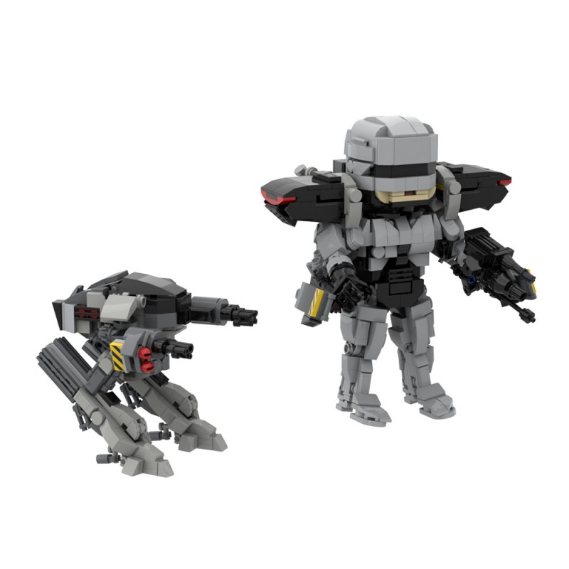 GOBRICKS MOC 199182 RoboCop Series Collection - YWOBB