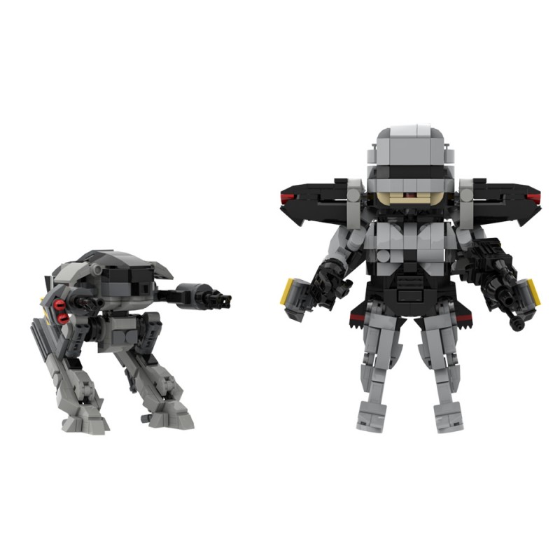 GOBRICKS MOC 199182 RoboCop Series Collection - YWOBB
