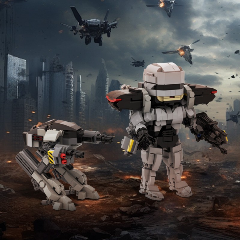 GOBRICKS MOC 199182 RoboCop Series Collection - YWOBB
