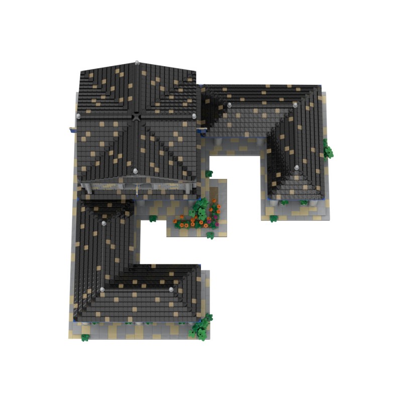 GOBRICKS MOC 198647 Age of Empires - Town Center (Britons) - YWOBB