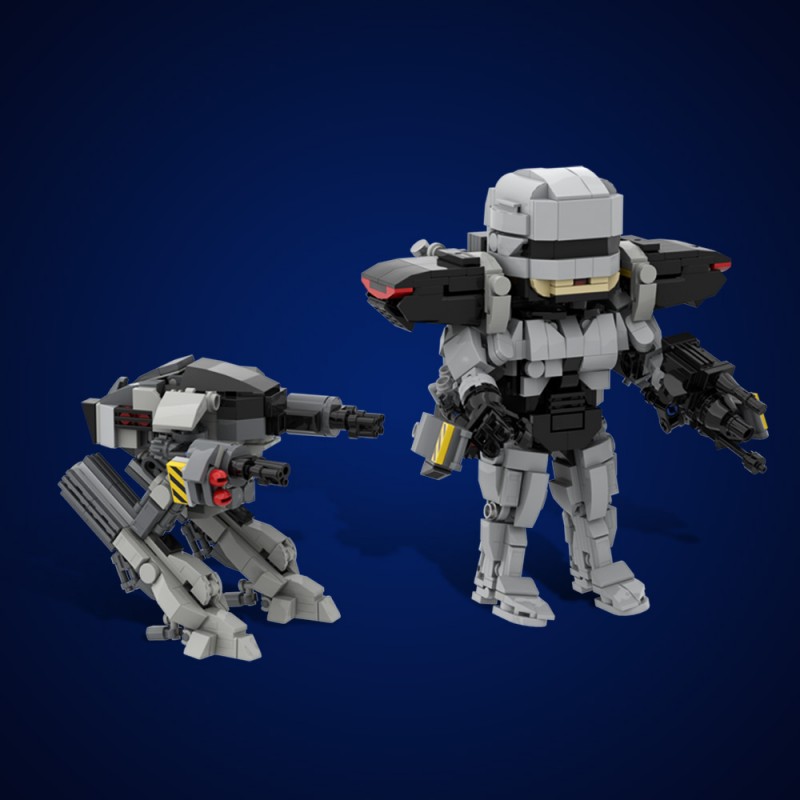 GOBRICKS MOC 199182 RoboCop Series Collection - YWOBB