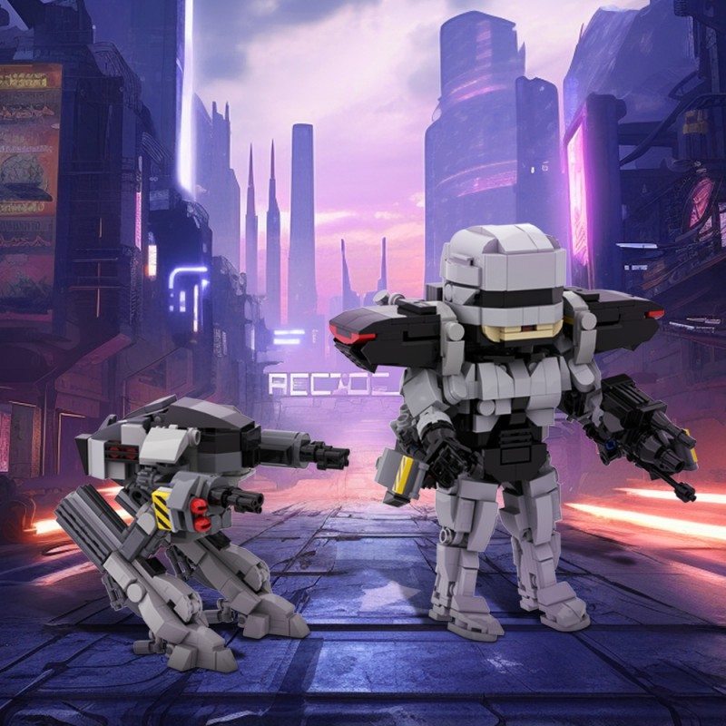 GOBRICKS MOC 199182 RoboCop Series Collection - YWOBB