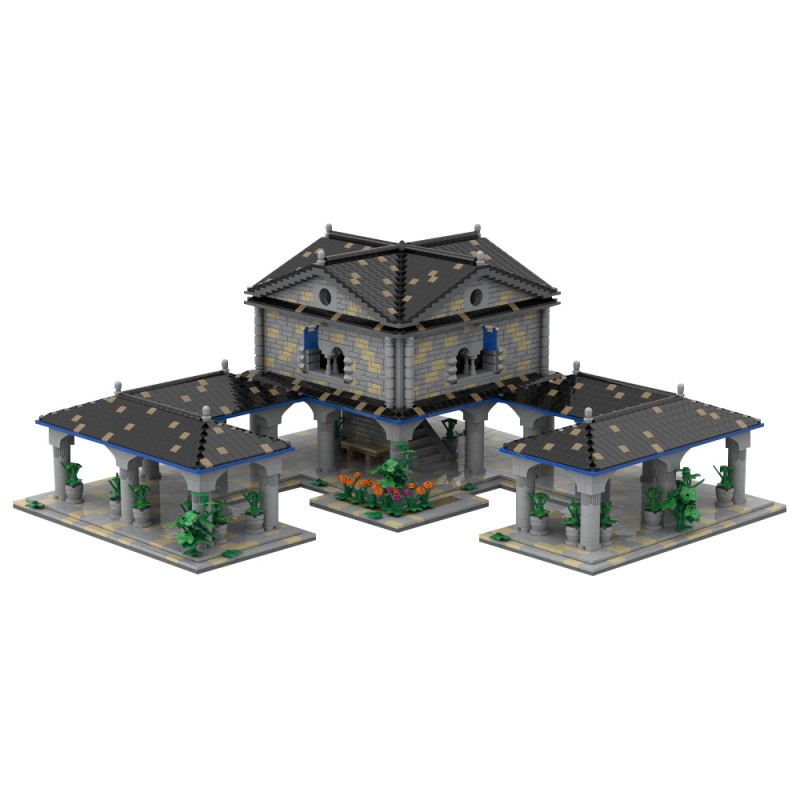 GOBRICKS MOC 198647 Age of Empires - Town Center (Britons) - YWOBB