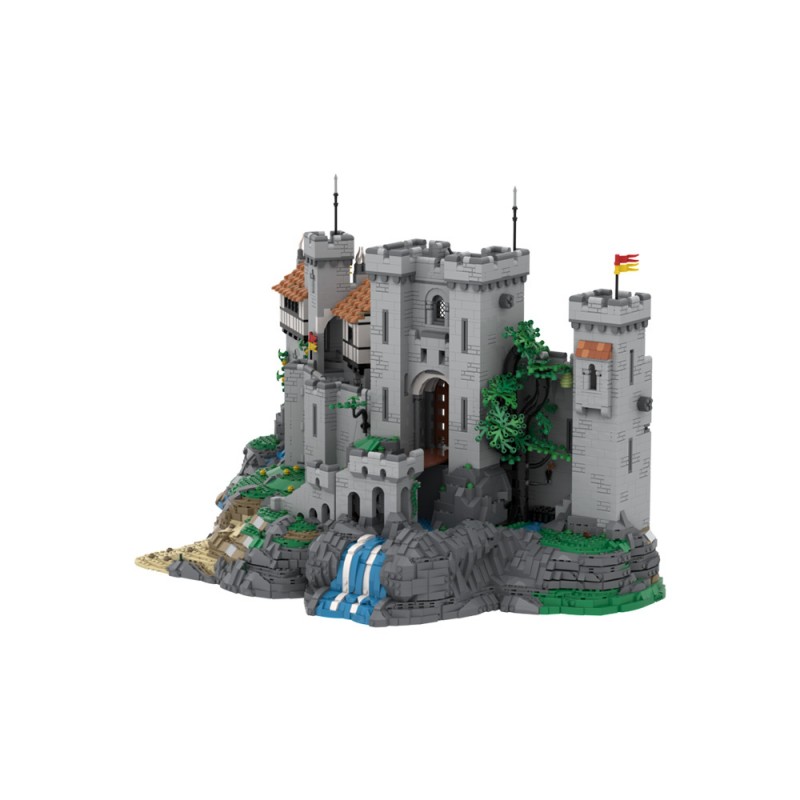 GOBRICKS MOC 198048 Lion Knight's Castle - OPEN CASTLE DESIGN - YWOBB