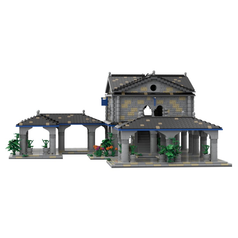 GOBRICKS MOC 198647 Age of Empires - Town Center (Britons) - YWOBB