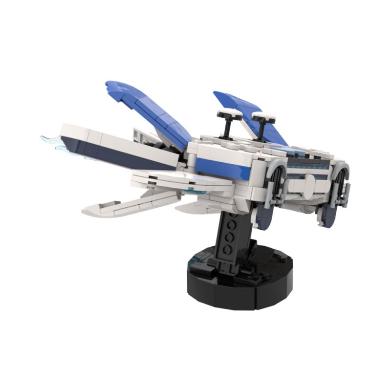GOBRICKS MOC A1730Y02 Astro Bot - Handle Spaceship - YWOBB