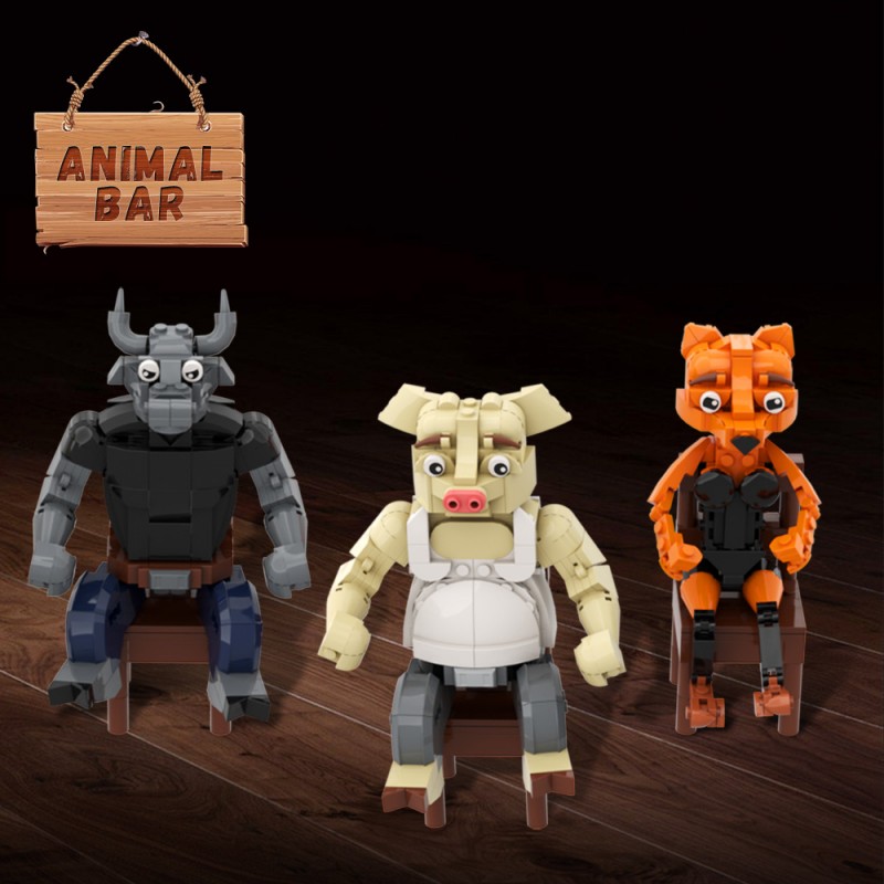 GOBRICKS MOC A1731 Liar's Bar - YWOBB