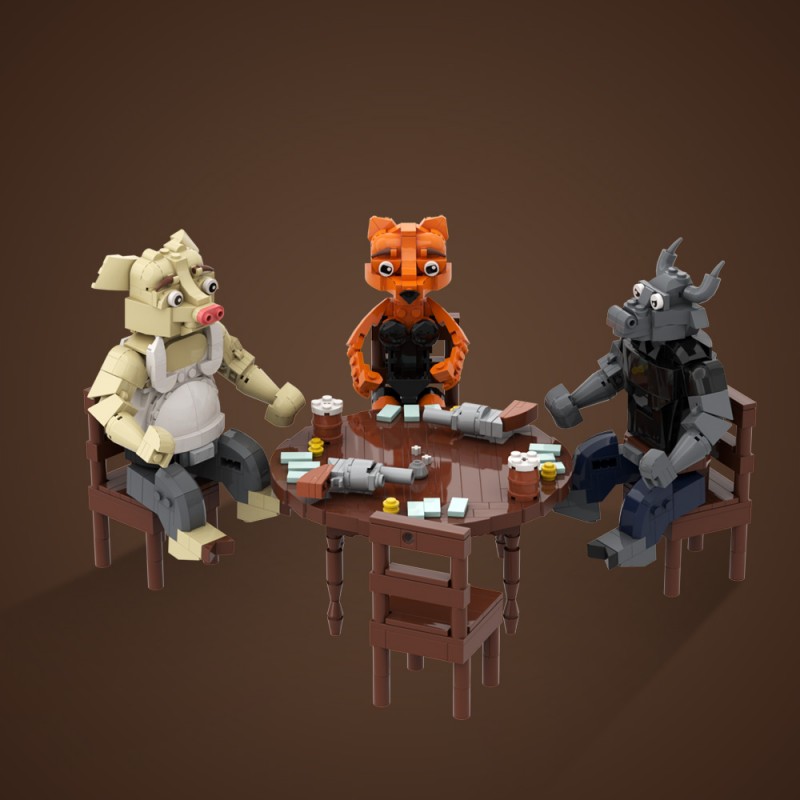 GOBRICKS MOC A1731 Liar's Bar - YWOBB