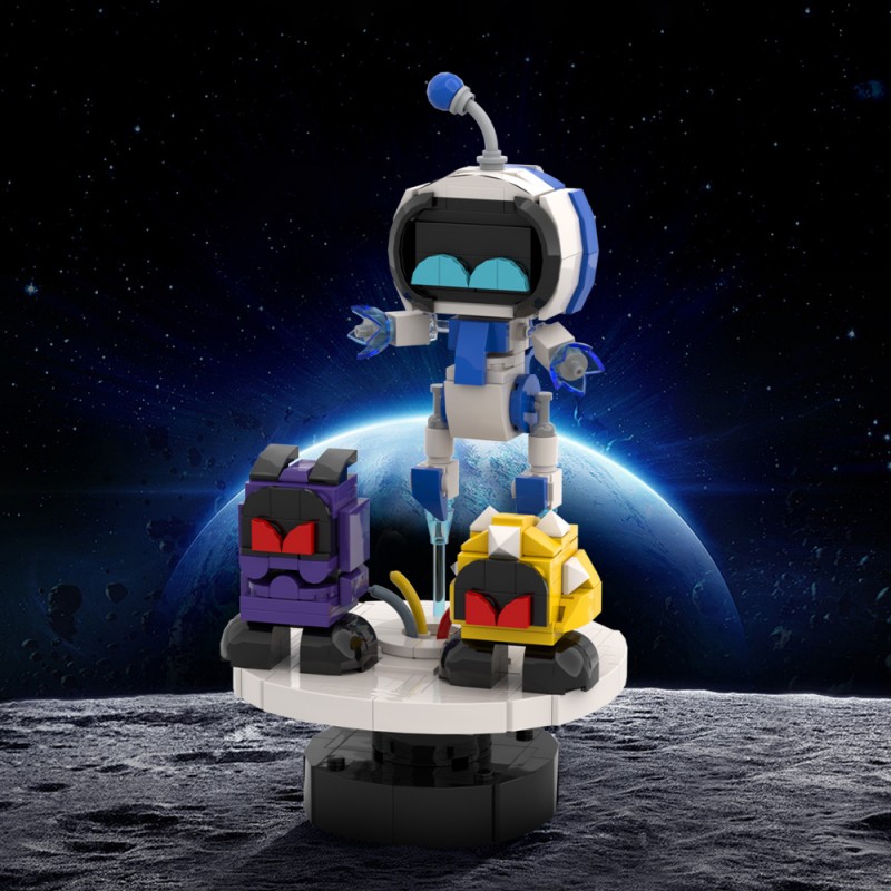 GOBRICKS MOC A1730Y01 Astro Bot-Scene Version - YWOBB