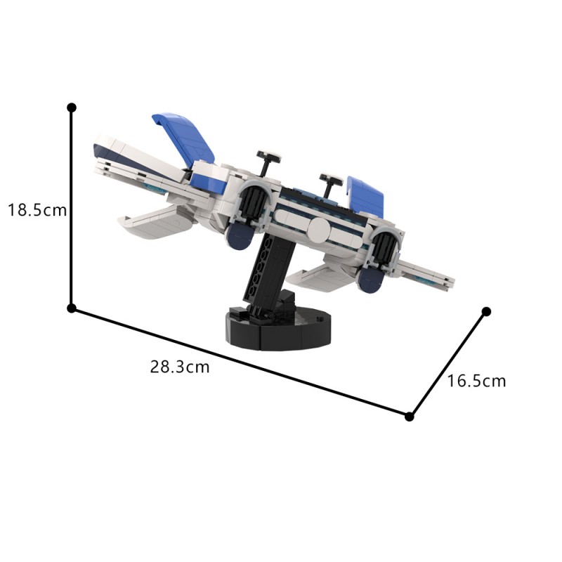 GOBRICKS MOC A1730Y02 Astro Bot - Handle Spaceship - YWOBB