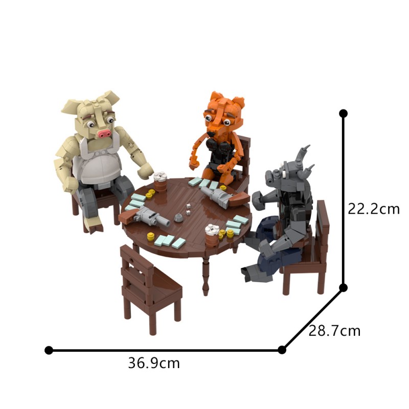 GOBRICKS MOC A1731 Liar's Bar - YWOBB