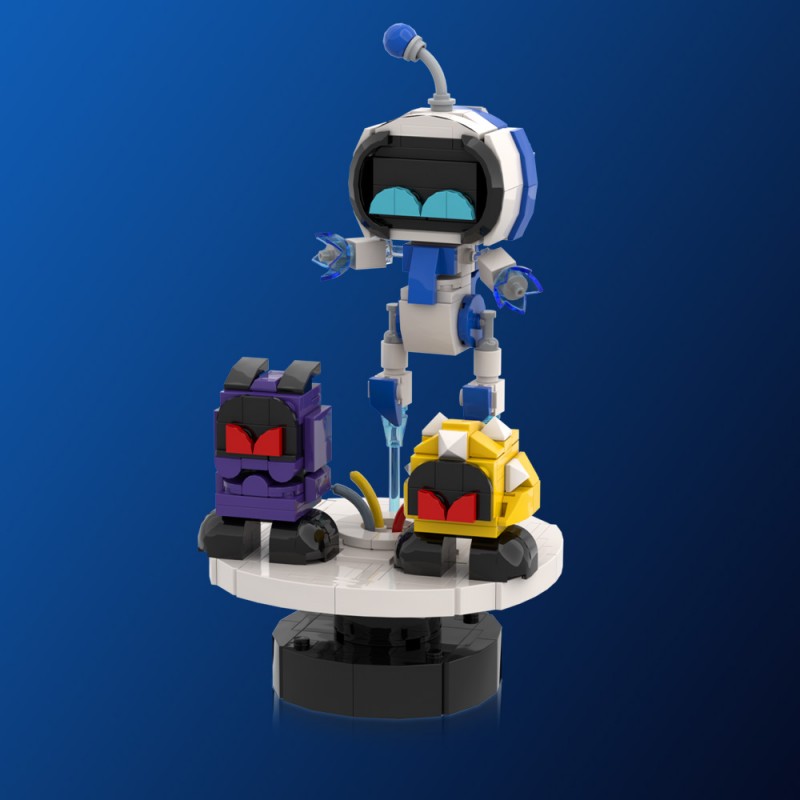 GOBRICKS MOC A1730Y01 Astro Bot-Scene Version - YWOBB