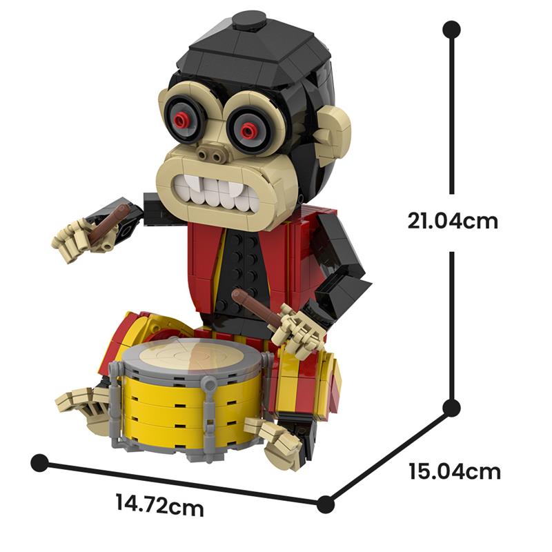 GOBRICKS MOC A1894 THE MONKEY - YWOBB