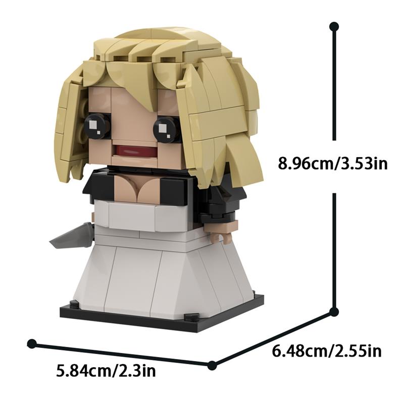 GOBRICKS MOC A1917 Bride of Chucky - YWOBB