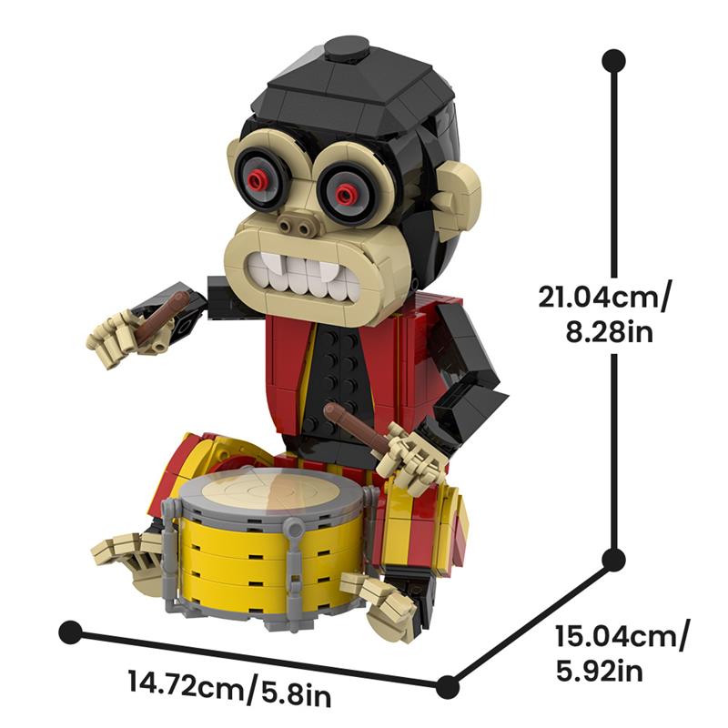 GOBRICKS MOC A1894 THE MONKEY - YWOBB