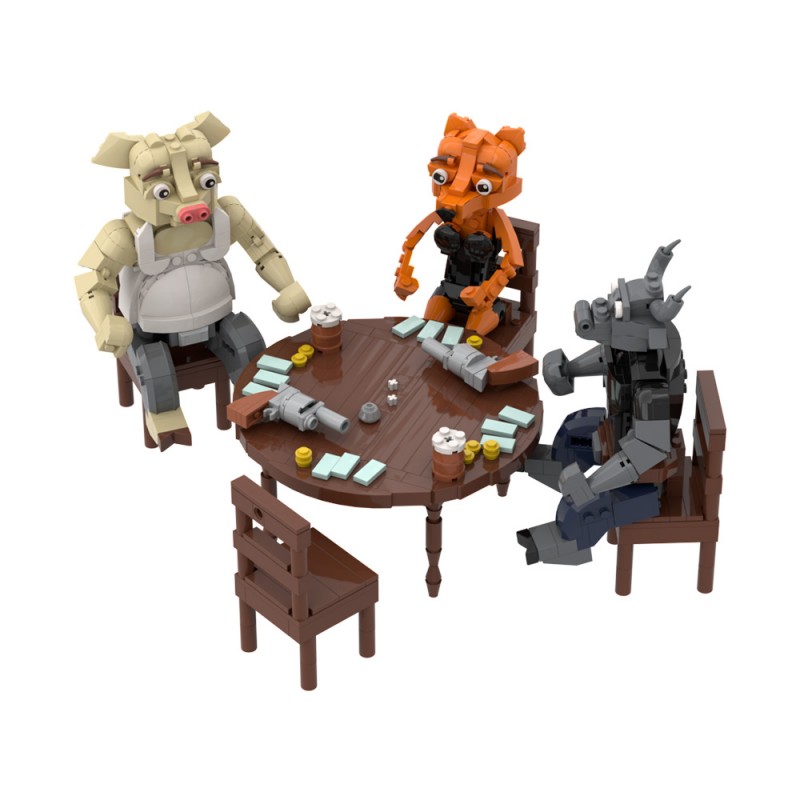 GOBRICKS MOC A1731 Liar's Bar - YWOBB