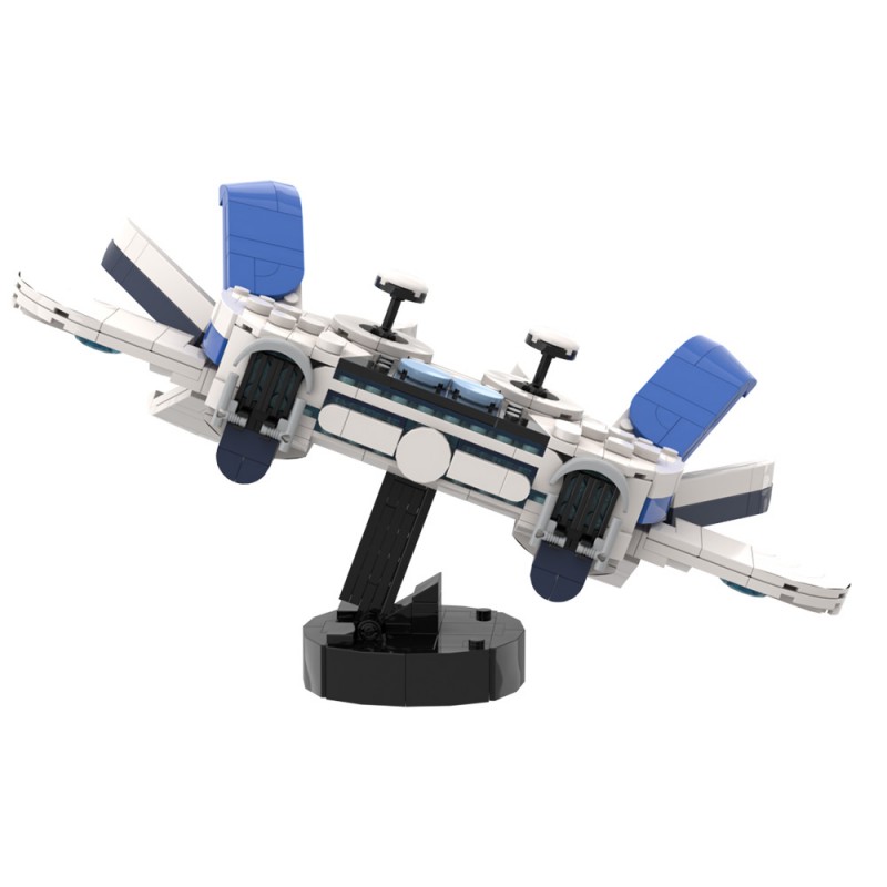 GOBRICKS MOC A1730Y02 Astro Bot - Handle Spaceship - YWOBB