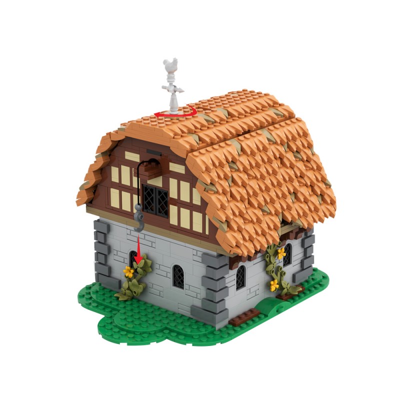 GOBRICKS MOC 186596 Mill Village Raid - YWOBB