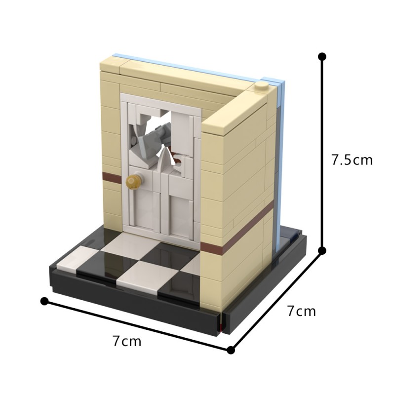 GOBRICKS MOC A1732 The Shining Small Scene - YWOBB