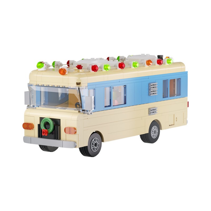 GOBRICKS MOC A0667 Cousin Eddie's RV during Christmas vacation - YWOBB