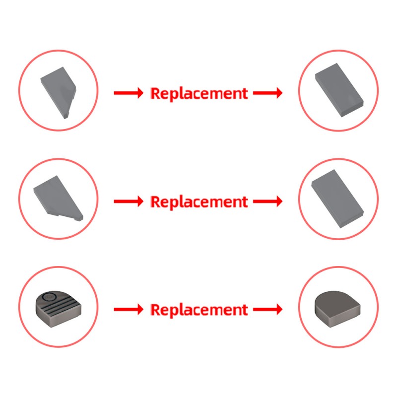 GOBRICKS MOC 204534 Star Plan: Skeleton Crew SM-33 - YWOBB