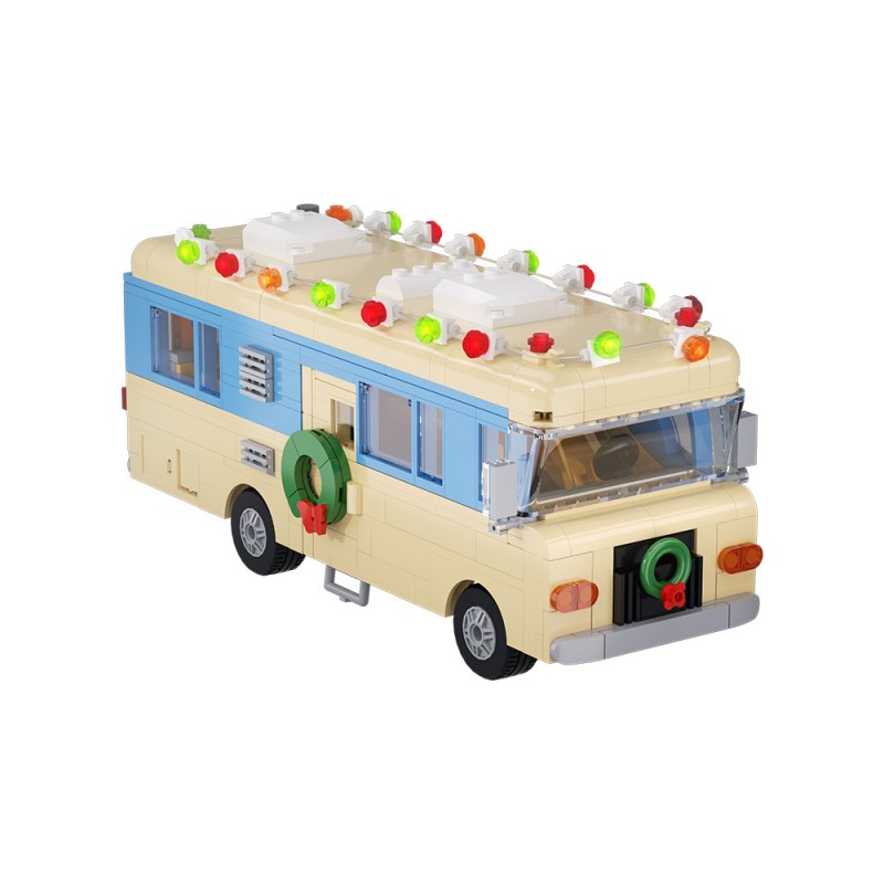 GOBRICKS MOC A0667 Cousin Eddie's RV during Christmas vacation - YWOBB
