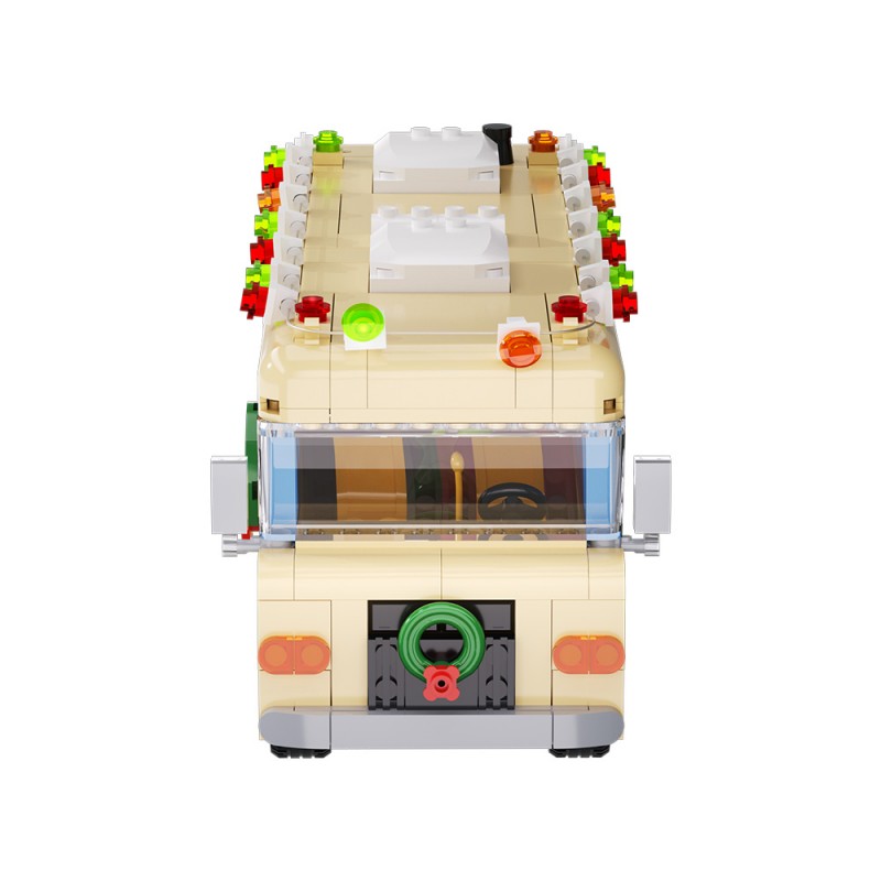 GOBRICKS MOC A0667 Cousin Eddie's RV during Christmas vacation - YWOBB
