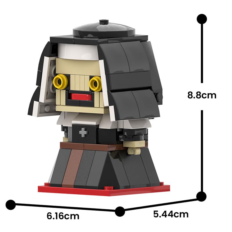 GOBRICKS MOC A1891 The Nun - YWOBB