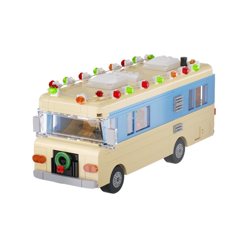 GOBRICKS MOC A0667 Cousin Eddie's RV during Christmas vacation - YWOBB