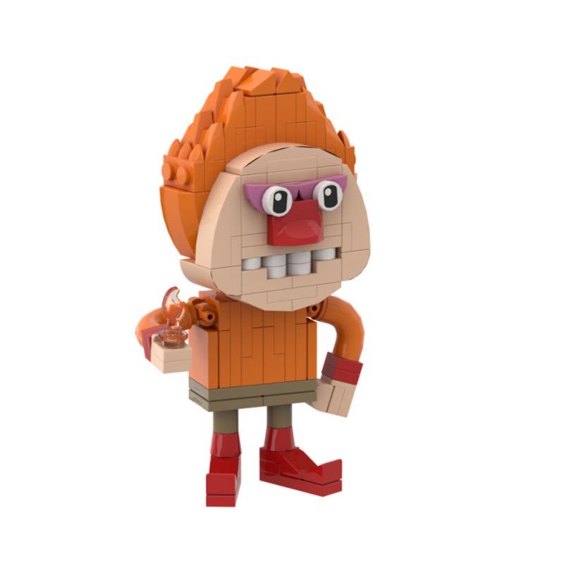 GOBRICKS MOC A1749 Snow Miser Heat Miser Song - YWOBB