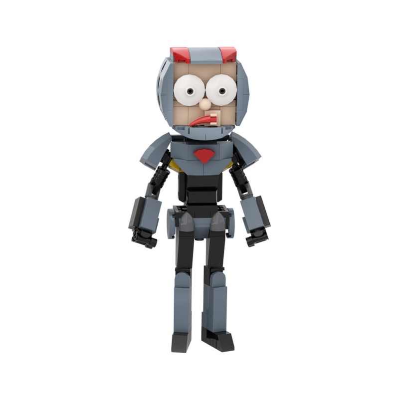 GOBRICKS MOC A1736 Rick and Morty Purge Suit - YWOBB