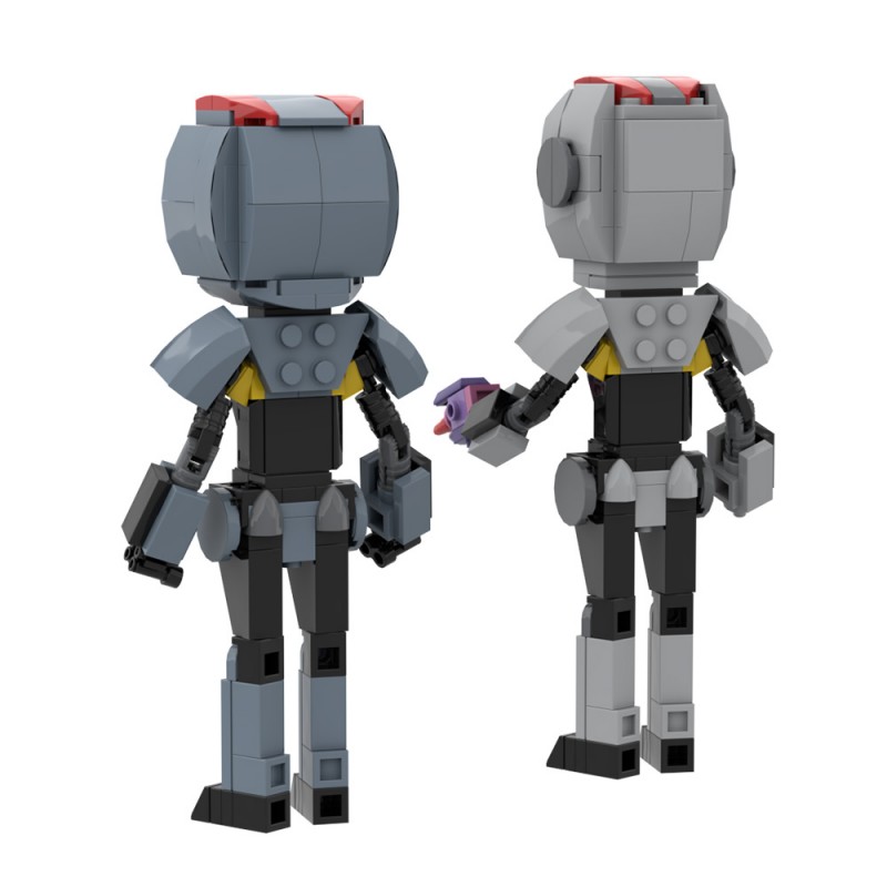GOBRICKS MOC A1736 Rick and Morty Purge Suit - YWOBB