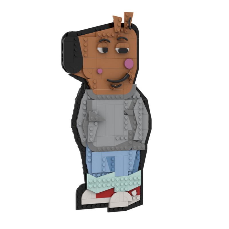 GOBRICKS MOC A1752 Chill Guy - YWOBB