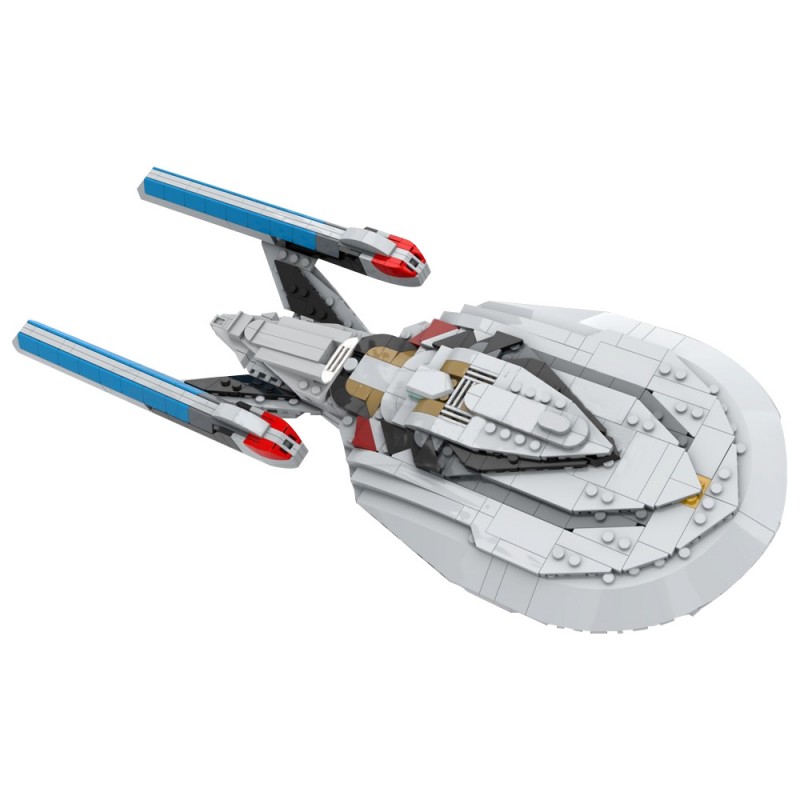 GOBRICKS MOC 203712 USS Enterprise (NCC-1701-E) Midi Scale - YWOBB