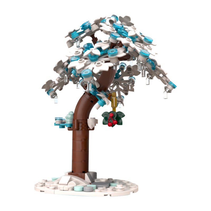 GOBRICKS MOC 201600 Christmas Frozen Tree - YWOBB