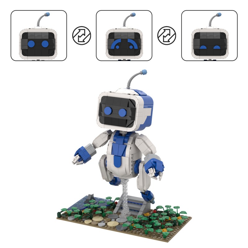 GOBRICKS MOC A1733 Astro Bot - Medium Spider Form - YWOBB
