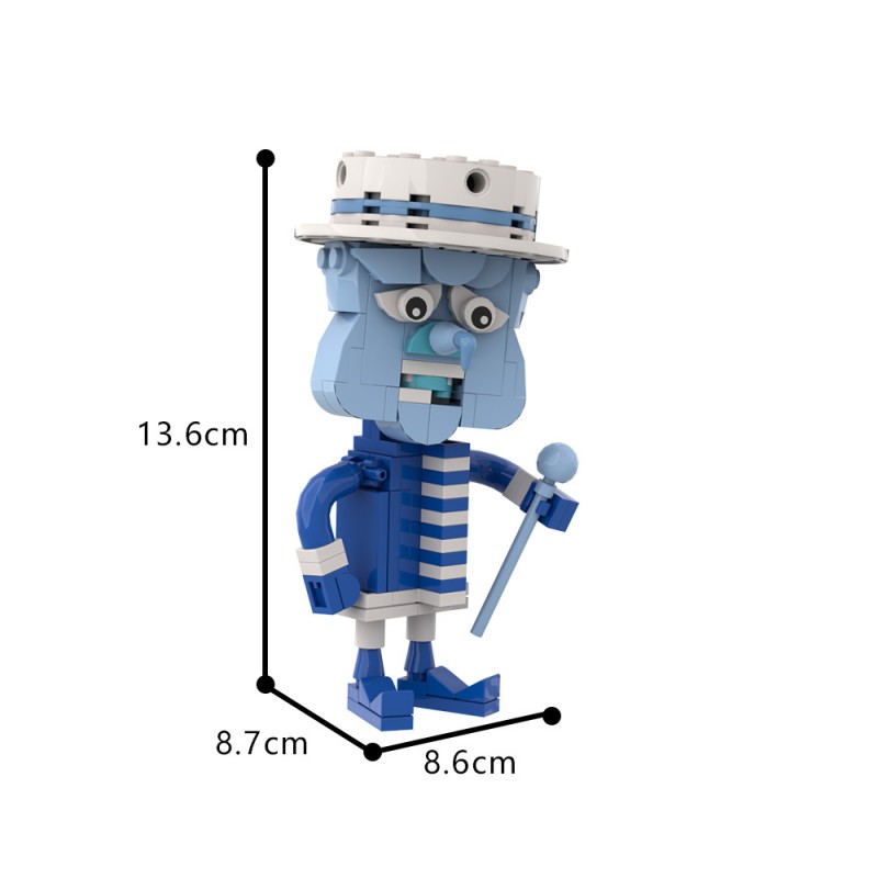 GOBRICKS MOC A1749 Snow Miser Heat Miser Song - YWOBB