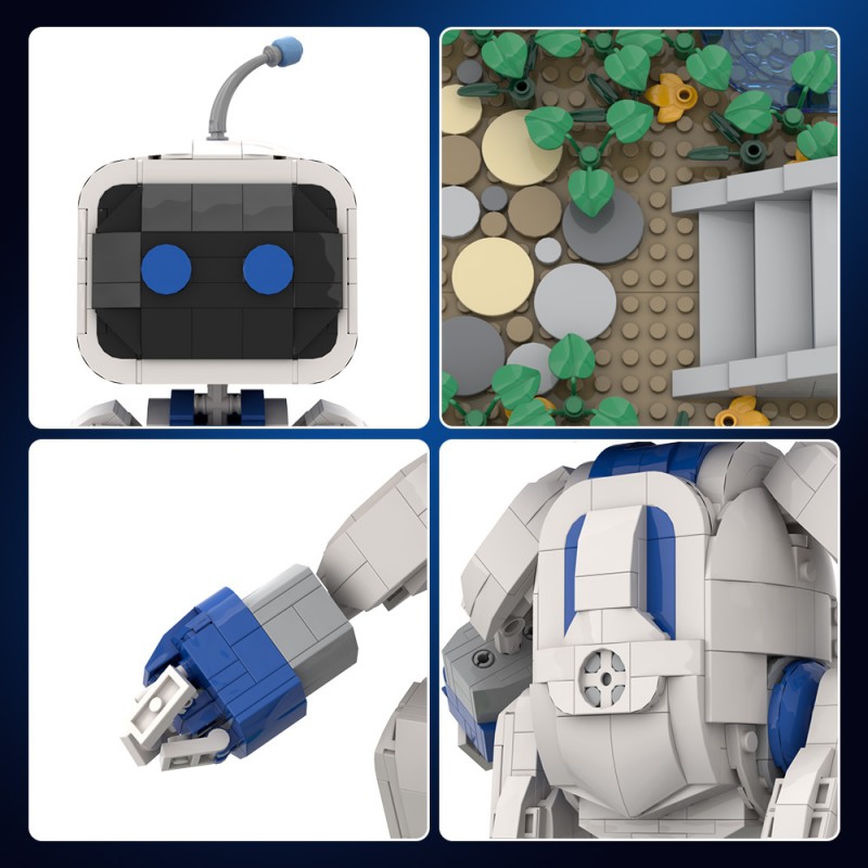 GOBRICKS MOC A1733 Astro Bot - Medium Spider Form - YWOBB