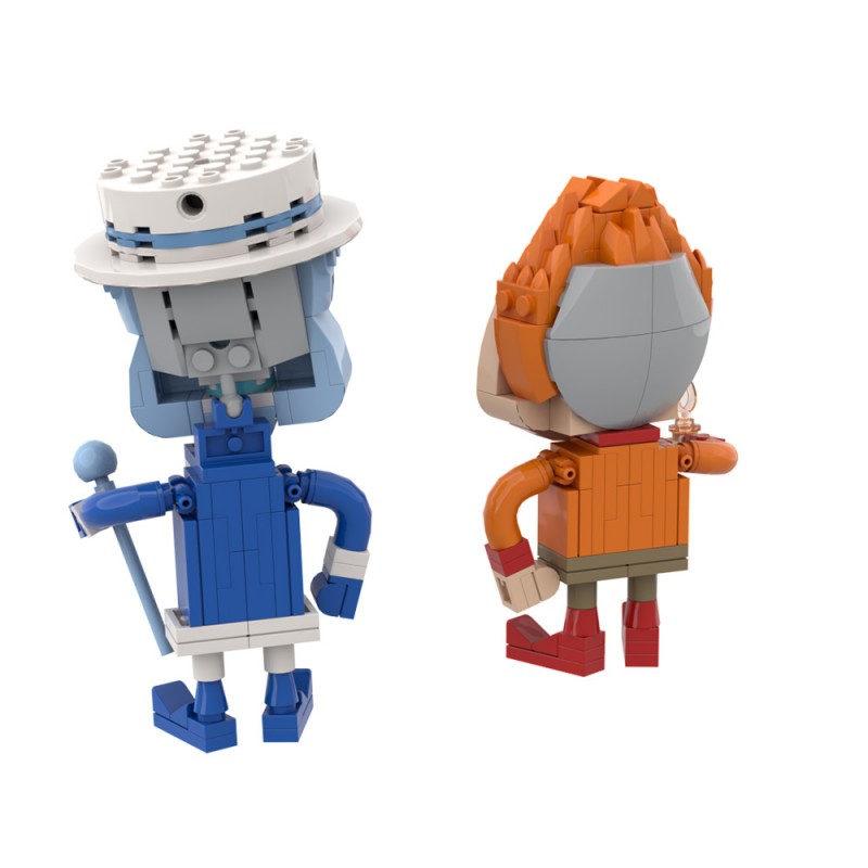 GOBRICKS MOC A1749 Snow Miser Heat Miser Song - YWOBB