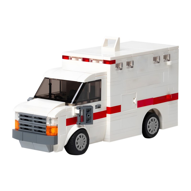 GOBRICKS MOC 203861 Ambulance - YWOBB