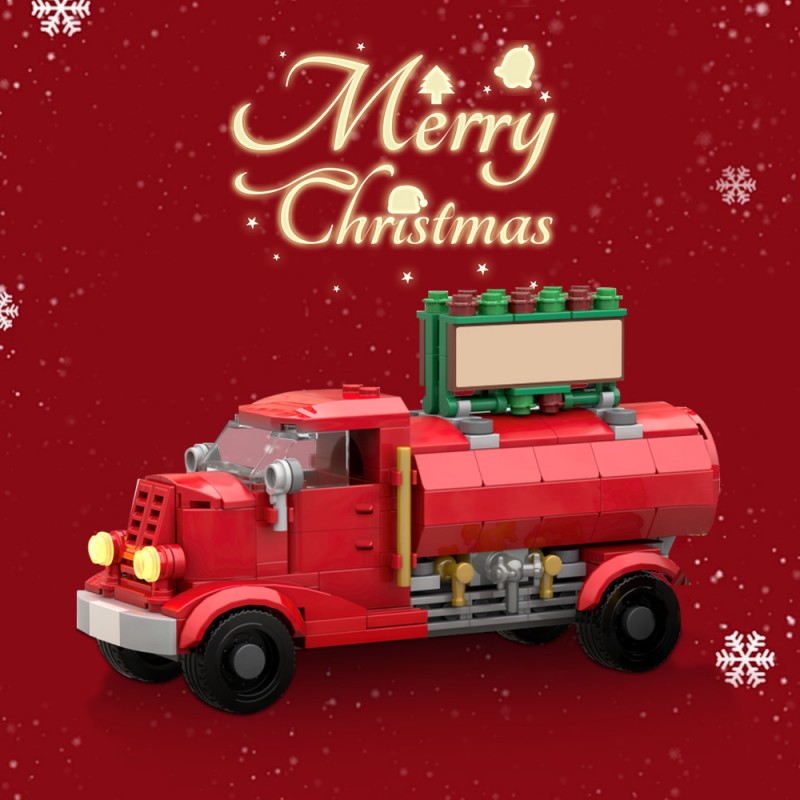 GOBRICKS MOC 204767 Christmas Hot Cocoa Truck - YWOBB