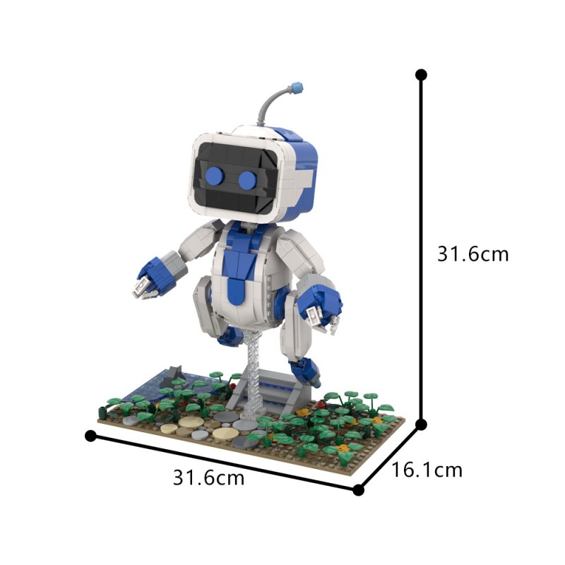 GOBRICKS MOC A1733 Astro Bot - Medium Spider Form - YWOBB