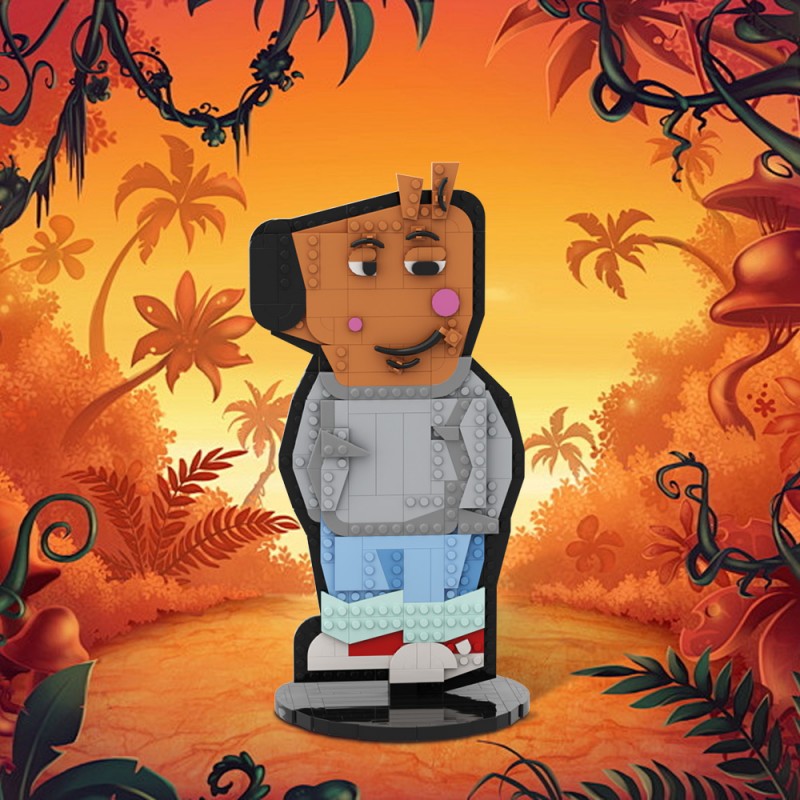 GOBRICKS MOC A1752 Chill Guy - YWOBB