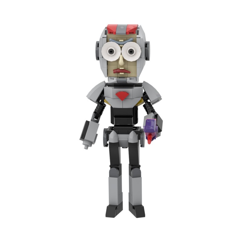 GOBRICKS MOC A1736 Rick and Morty Purge Suit - YWOBB