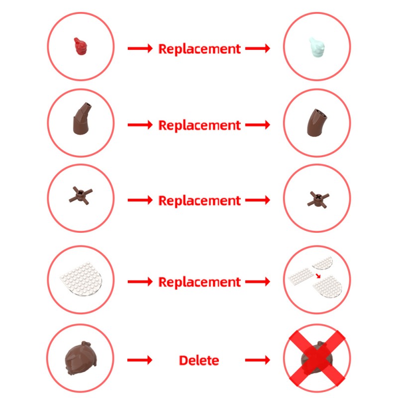 GOBRICKS MOC 201600 Christmas Frozen Tree - YWOBB